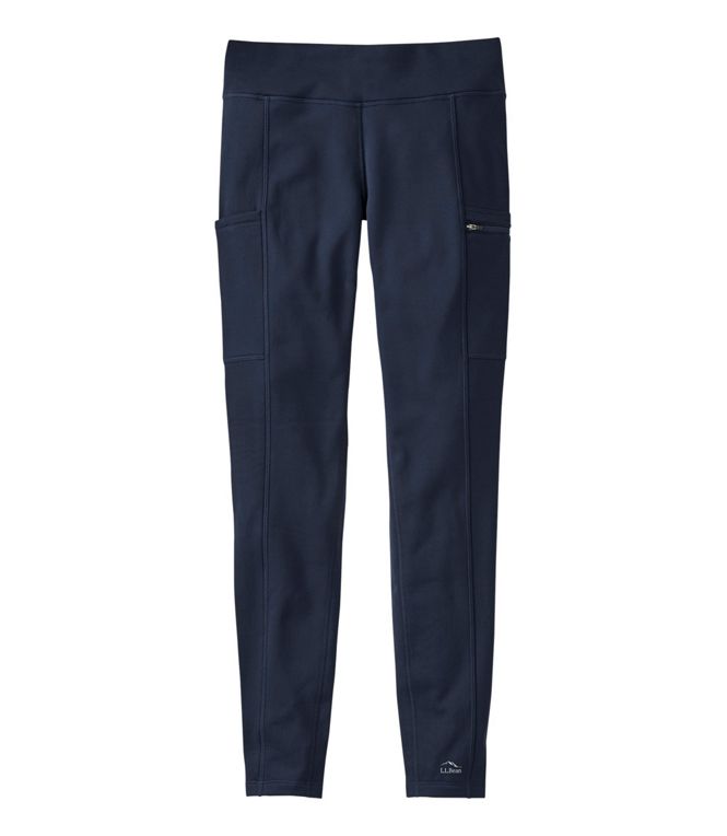 Women's PrimaLoft ThermaStretch Fleece Pocket Tights, Mid - Rise - Quest Outdoors