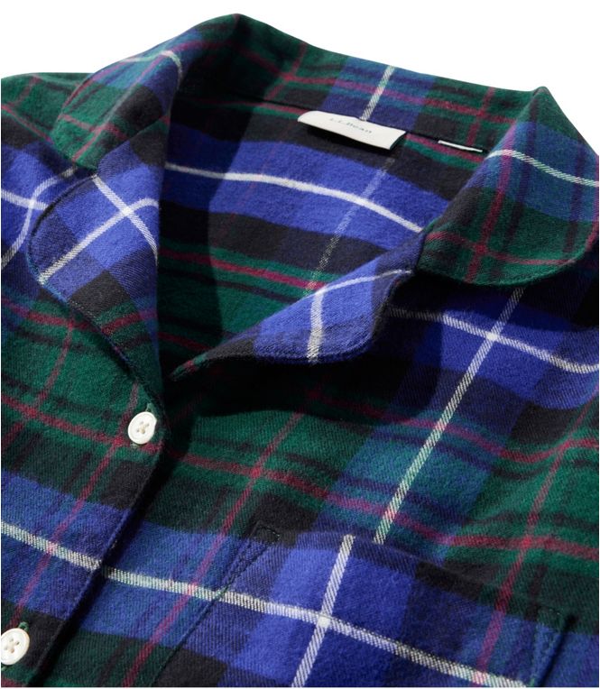 Women's Scotch Plaid Flannel Pajamas, Regular - Quest Outdoors