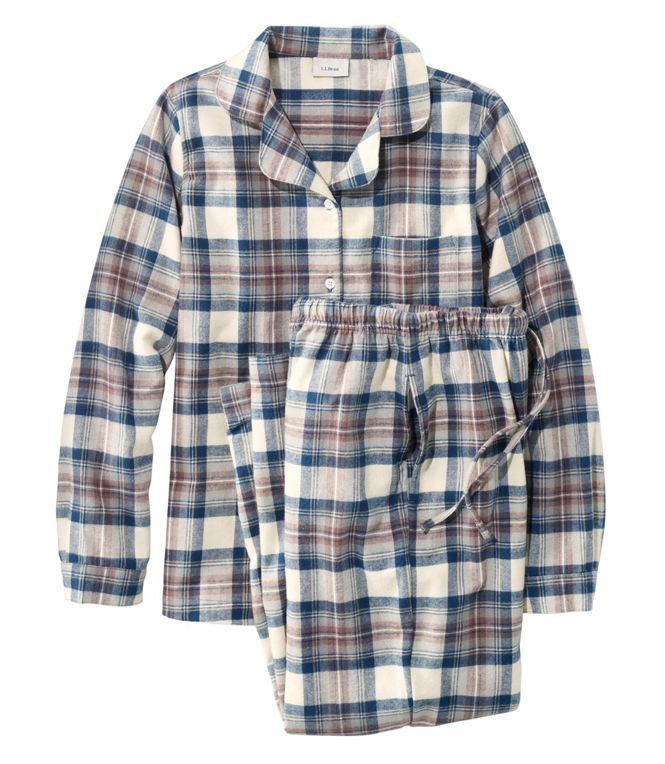 Women's Scotch Plaid Flannel Pajamas, Regular - Quest Outdoors