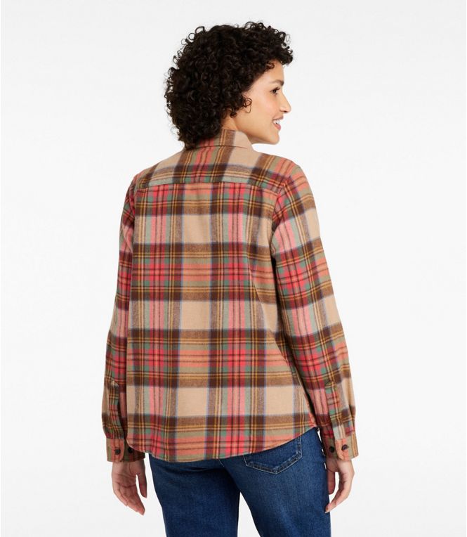 Women's Scotch Plaid Flannel Shirt, Relaxed, Regular - Quest Outdoors