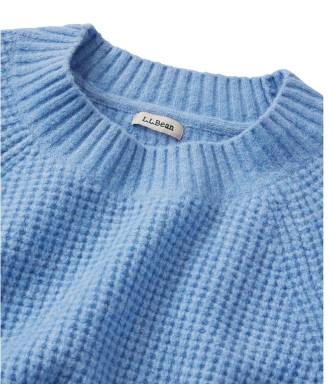 Women's SuperSoft Waffle Sweater, Crewneck, Regular - Quest Outdoors