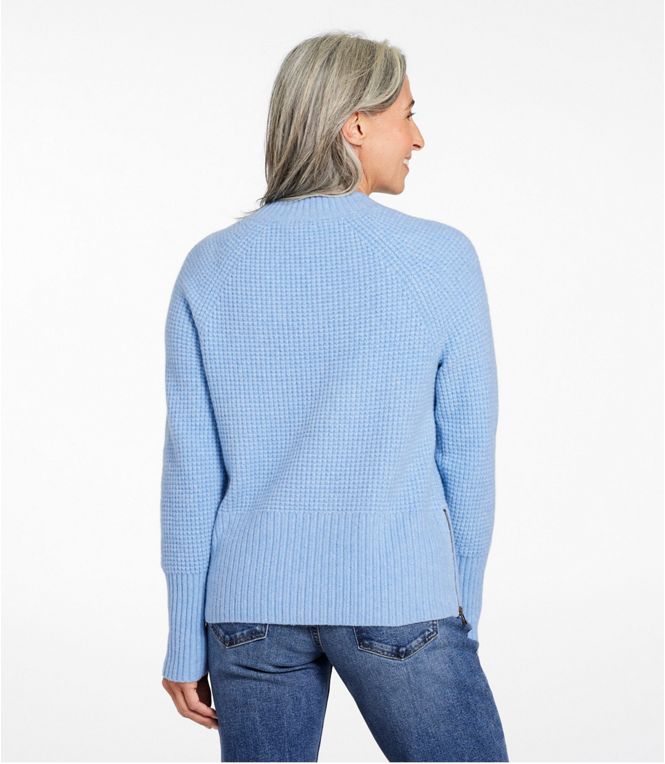 Women's SuperSoft Waffle Sweater, Crewneck, Regular - Quest Outdoors