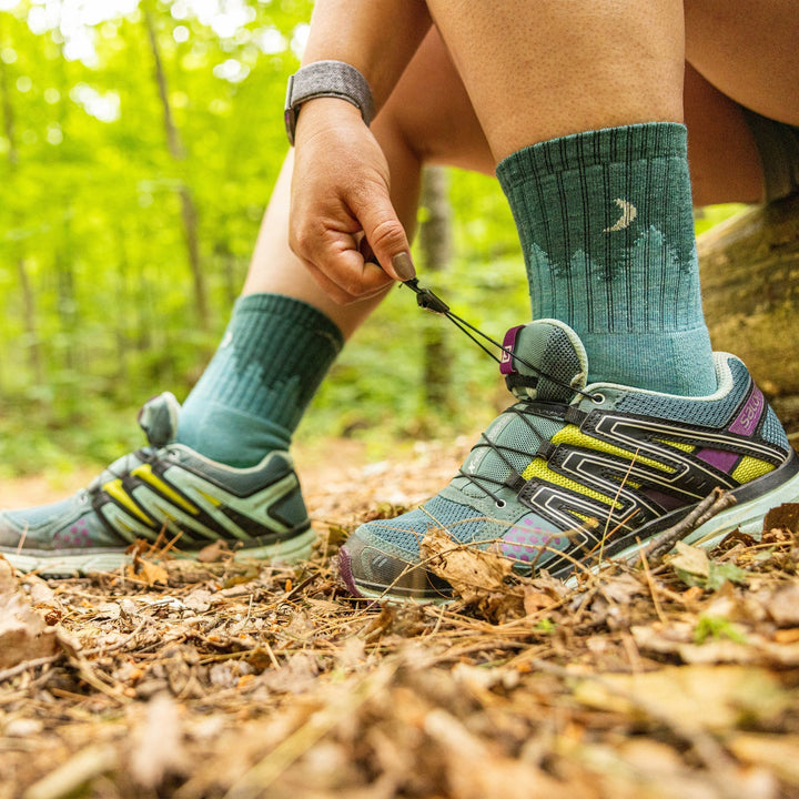 Women's Treeline Micro Crew Midweight Hiking Socks - Quest Outdoors