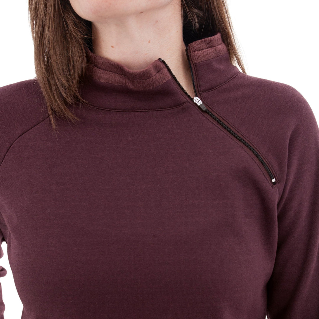 Women's Weekend Mock Neck Fleece Dress - Quest Outdoors