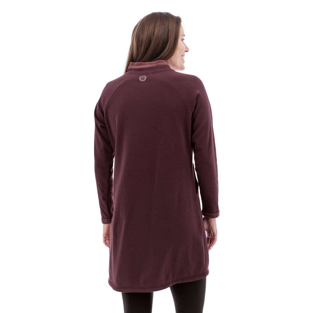 Women's Weekend Mock Neck Fleece Dress - Quest Outdoors