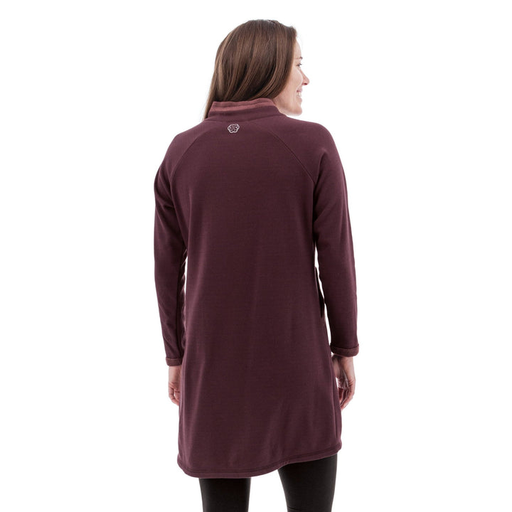 Women's Weekend Mock Neck Fleece Dress - Quest Outdoors